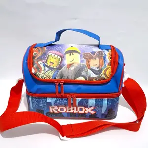 Tas Bekal Anak Laki Laki Karakter Roblox 2 Susun Lunch Bag Alumunium Foil Makanan