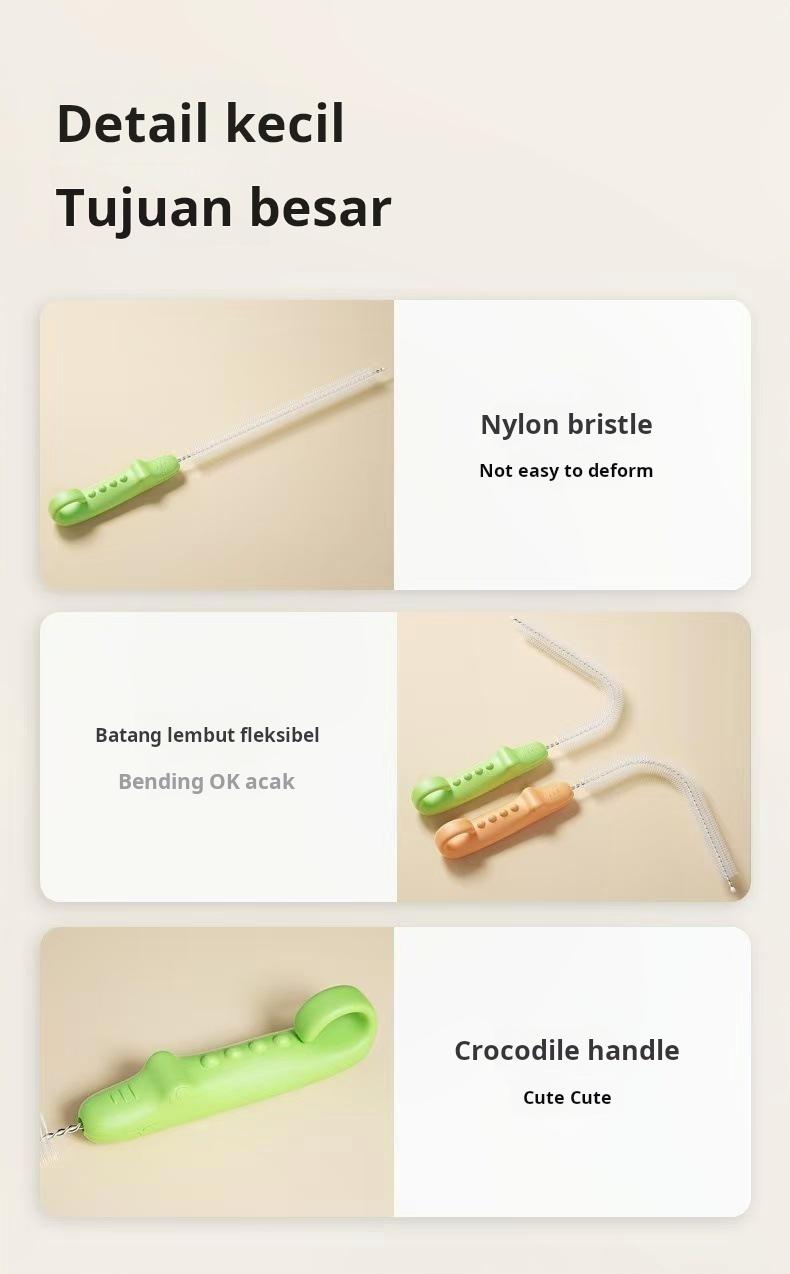 【Diskon 50% selama Ramadan】Sikat botol, sikat sedotan, sikat , sikat gelas. Cocok untuk membersihkan gelas kaca dan botol bayi. dot pembersih set minum Susu Bottle Brush Cuci Pencuci 【Diskon 50% selama Ramadan】Sikat botol, sikat sedotan, sikat , sikat gelas. Cocok untuk membersihkan gelas kaca dan botol bayi. dot pembersih set minum Susu Bottle Brush Cuci Pencuci