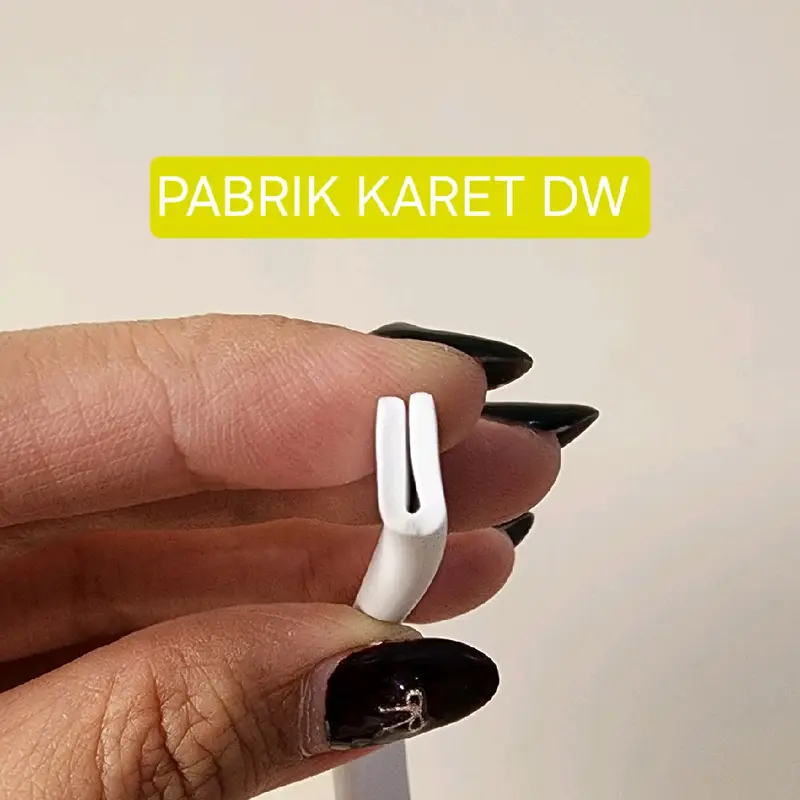 Karet List U Jepit lebar 1cm tipis / KARET LIST HELM LEBAR 1 cm 3