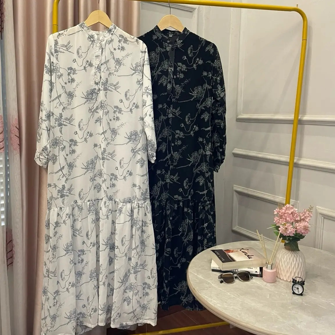 Ayana Dress Gamis Pesta Gamis Busui Friendly