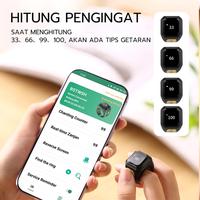 Gambar Cincin Tasbih Digital Smart Dzikir Ring Smart Counter Penghitung Digital Pengingat Doa RC18 - RC18 Black - 18mm dari Tskymicool indo Kota Administrasi Jakarta Barat 4 Tokopedia