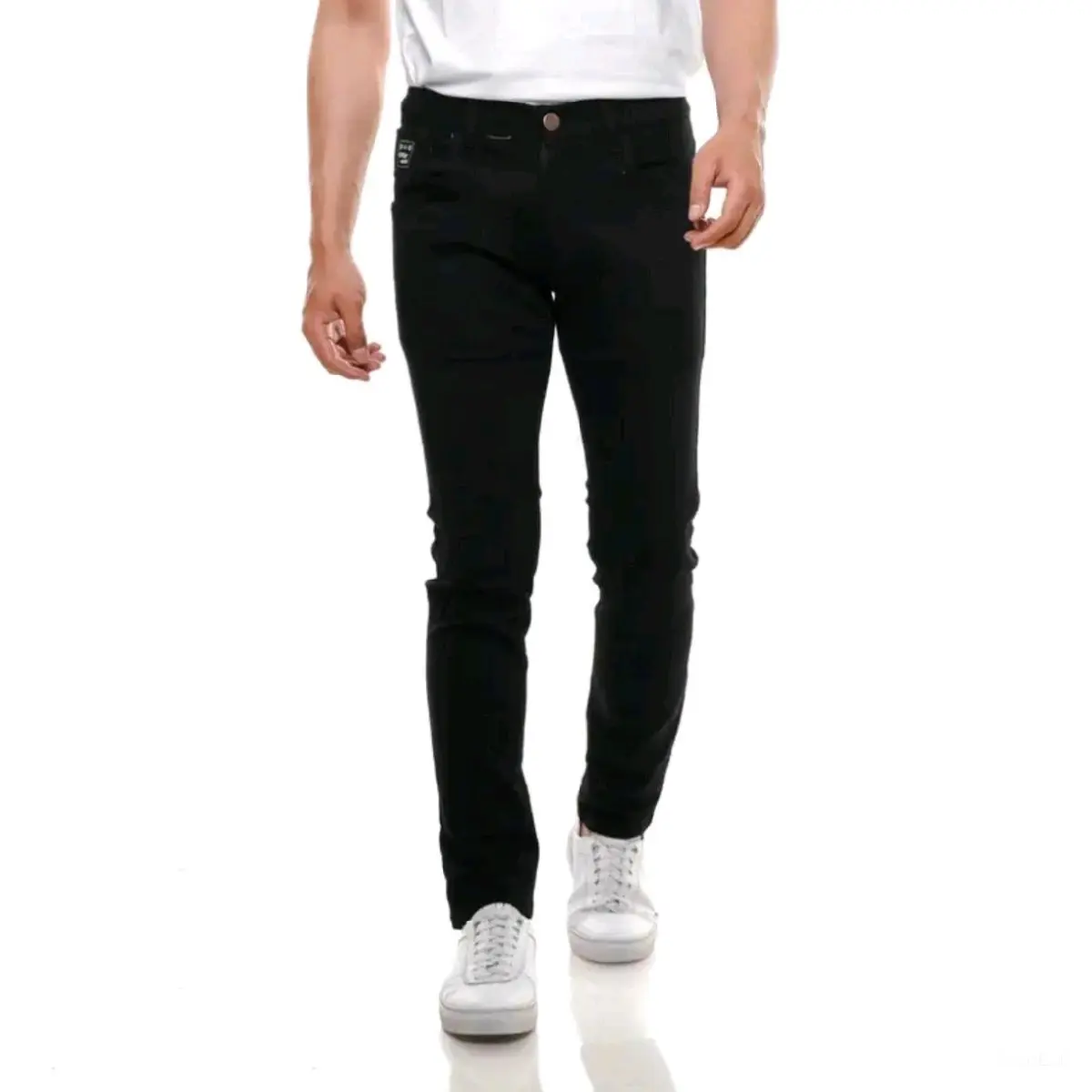 Celana Jeans Pensil Skinny Slimfit Strech Hitam / Celana Jeans Pria Dewasa Panjang Stretch
