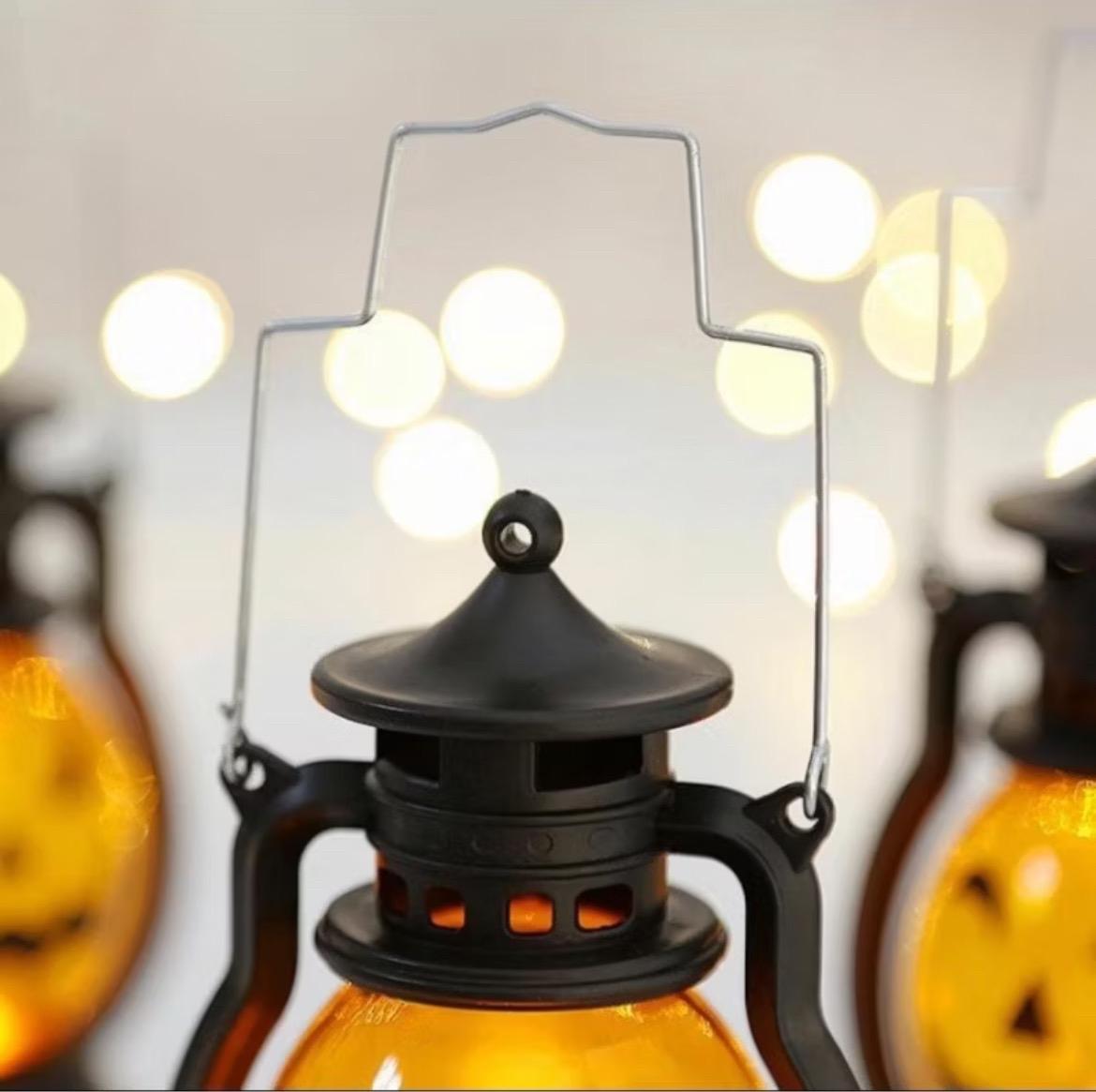 Lentera Halloween lampu LED halloween jack o lantern labu pumpkin dekorasi halowen