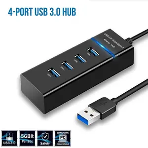 4 Ports 2.0 3.0 Usb Hub Splitter High Speed Multi Splitter