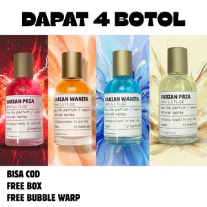 KING NOSE PROMO BELI 1 DAPAT 4 PARFUM BEST SELLER PRIA WANITA 35ML MURAH AWET TAHAN LAMA