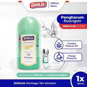 Dahlia Air Freshener Automatic Refill Heritage Series Teh Keraton isi 1 225ml Pengharum Ruangan Otomatis | Wangi Mewah, Menenangkan