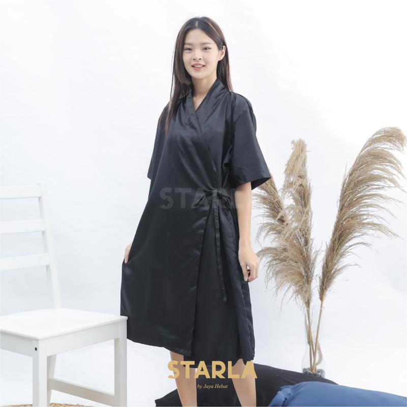 Kimono Baju Tidur Wanita Dewasa Bath Robes Silk Satin Jumbo Heidi Starla 4
