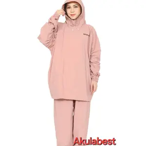 Jas Hujan Hodie Akula Dewasa Setelan Baju dan Celana Tanpa Resleting Anti Rembes