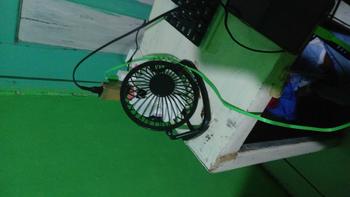 Product Review of KIPAS ANGIN USB BAHAN BESI MINI FAN A18 / KIPAS ANGIN PORTABLE / KIPAS ANGIN MINI from s**n 0