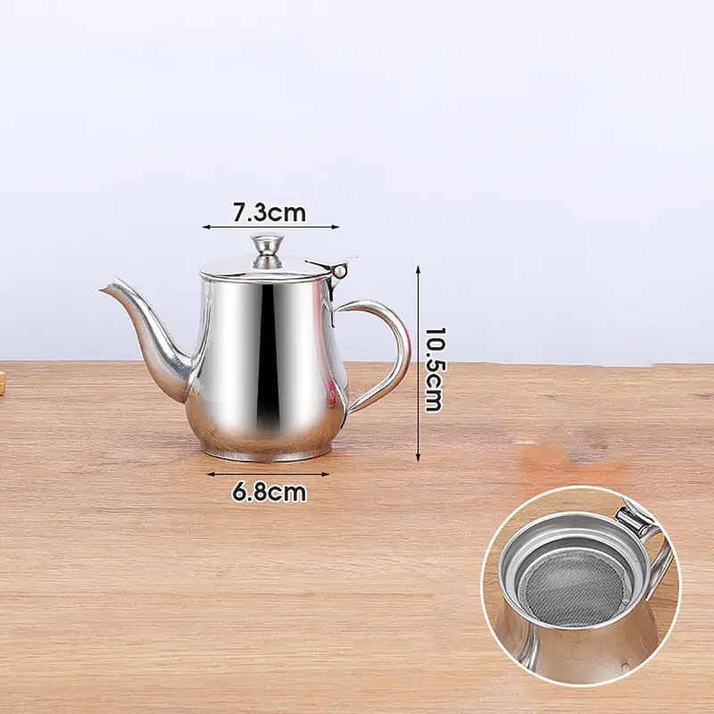 Cook Dầu Thép Không Gỉ Có Thể Đa Năng Chống Rò Rỉ Chịu Nhiệt Chai Giấm Nồi Cho Nhà Bếp Dụng Cụ Sắp Xếp Gia Đình 3