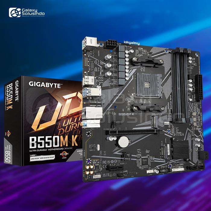 Gambar GIGABYTE B550M K - B550 DDR4 AM4 Motherboard dari GASOL KALIURANG Kota Malang Tokopedia