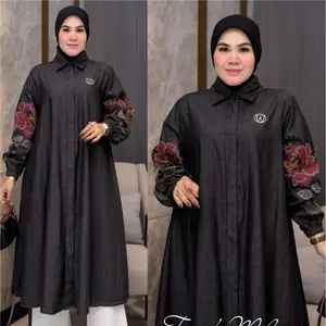 TUNIK WINODY- LONGH TUNIKI MILANO MEWAH CANTIK