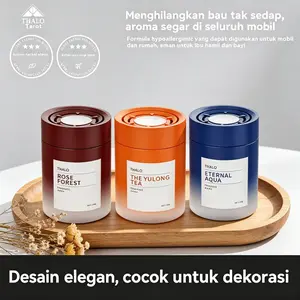 Pengharum Mobil Wangi Alami Anti Bau Rose Tea, Menghilangkan Bau Tidak Sedap di Kabin Mobil, Aroma Segar yang Tidak Menyesakkan, Formula Aman Tanpa Alkohol, Desain Elegan Cocok untuk Semua Interior Mobil, Cocok untuk Perjalanan Jarak Jauh,