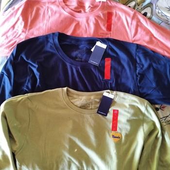 Product Review of Kaos wanita Oversize oval Lengan Karet 7/8 katun Combed from 🌿**🌿 0