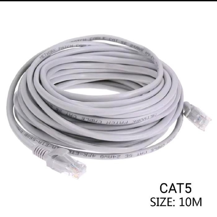 Gambar KABEL LAN CAT5E 10 METER NETLINE dari OBREN SHOP Kota Administrasi Jakarta Pusat Tokopedia