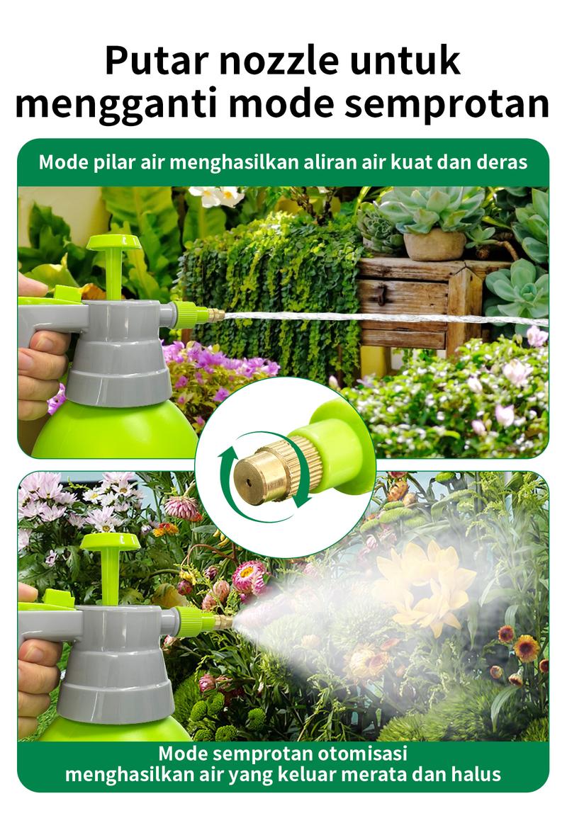 Product Introduction of ISKU Pressure Sprayer 1L/2L Botol Semprotan Tanaman Manual /alat semprot tanaman 2L Air Nozzle sprayer 17