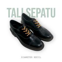Gambar ￼DAZZLEDOCS Tali Sepatu Boots Diameter Kecil 2MM Bulat Hitam Kuning Coklat - Hitam, 65cm dari Dazzledocs. Kota Bandung 4 Tokopedia