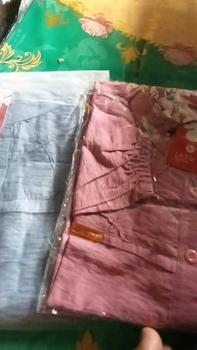 Product Review of ROSELLA BLOUSE POLO LINEN . baju Atasan Santai from i**i 0