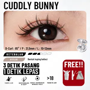 (CUDDLY BUNNY) WOSADO 2.0 Bulumata Magnetic Natural Look Bulumata Palsu Extention
