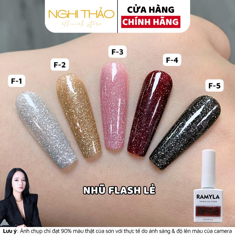 Sơn gel nhũ flash lẻ màu RAMYLA