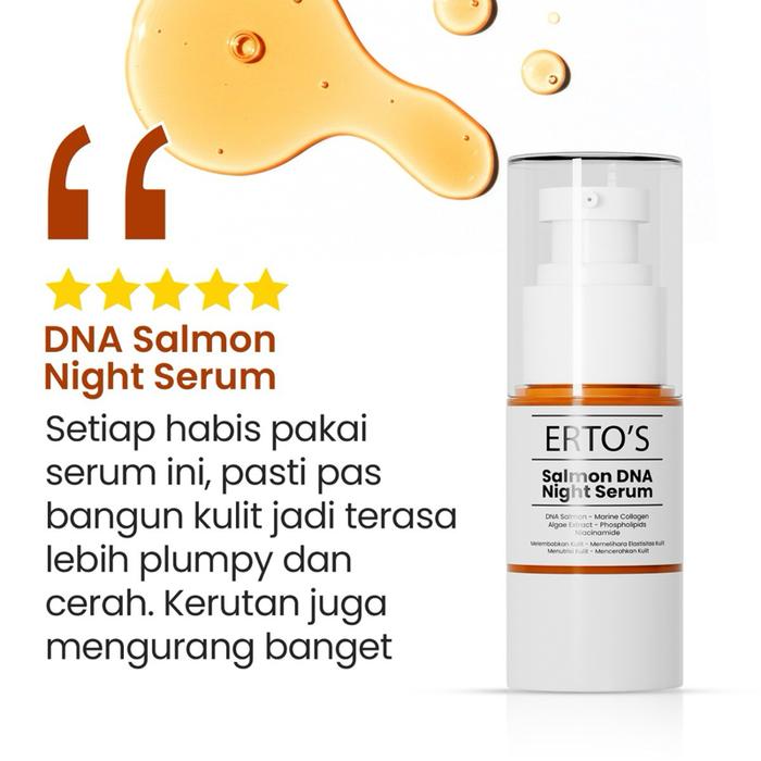Gambar Erto's Salmon DNA NIght Serum dari Hallo.Cantik Kota Administrasi Jakarta Timur Tokopedia