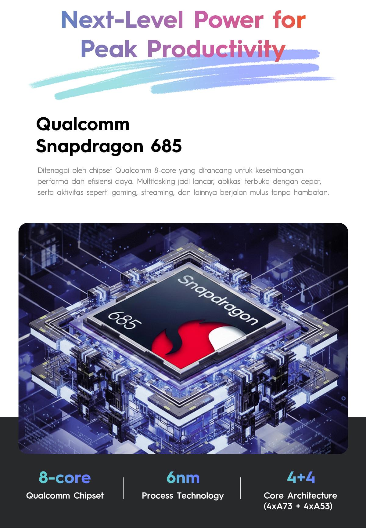 [Muchazir] TECNO MEGAPAD SE 4+4GB*128GB, Qualcomm Snapdragon 685, 8000mAh, 11inch Eye Care FHD+, Hybrid Sim-Card,  TECNO AI, 4 speaker Dolby Atmos -megapadse