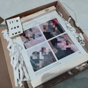 Kado Custom Lampu Bisa Nyala Cetak Foto Pigura Kayu