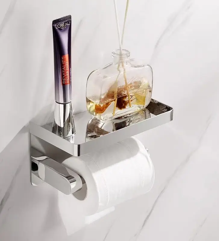 GUANJIE - Tempat Tissue Roll Stainless SUS 304 /Tempat Tissue Toilet Gulung Stainless 5