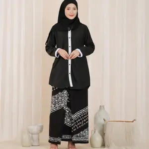 Tunik Santri Muslimah Katun Tebal S–XXL - Atasan Wanita Formal Seragam Kantor Nyaman & Tidak Menerawang