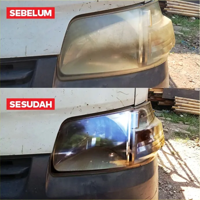 Hydro Glass Cleaner - Pembersih Kaca Lampu Mobil Buram Menguning By Uniglow 2
