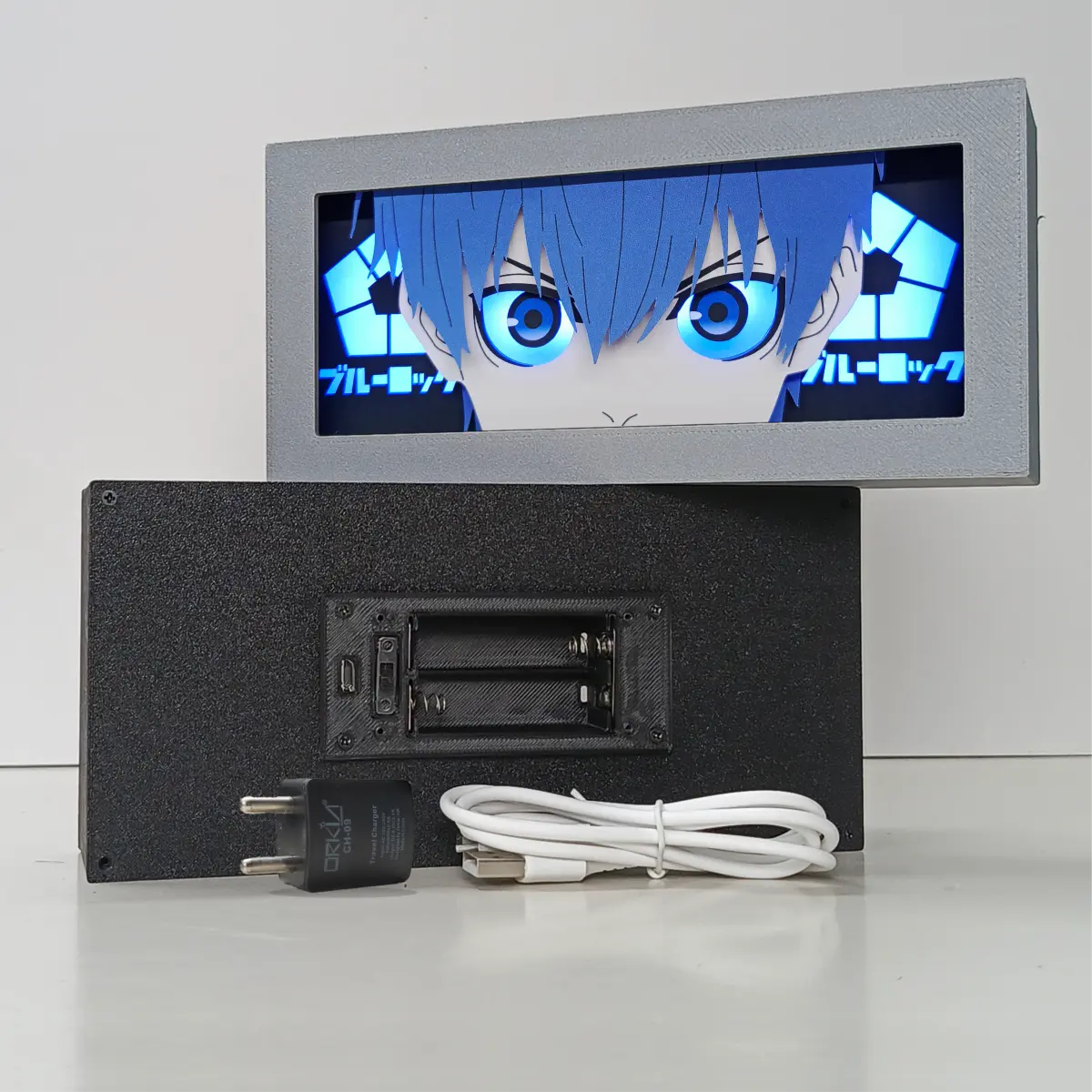 3D Anime Lightbox Blue lock Lampu hias anime dekorasi kamar tidur
