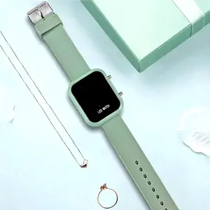 C (C23) JAM TANGAN LED DEWASA MODEL KOREA / TALI KARET / ORIGINAL Watches