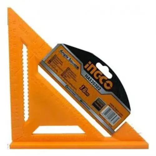 Penggaris Siku Segitiga (18 cm) Speed Square INGCO HAS20202 Sudut 2