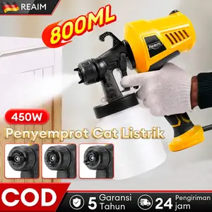 Reaim 800ML 400Watt Paint Mesin CatSemprot Elektrik semprot Cat buat minyak AlatSemprotan Ryu Semprotan Cat Listrik Ryu Alat Semprot Cat Elektrik