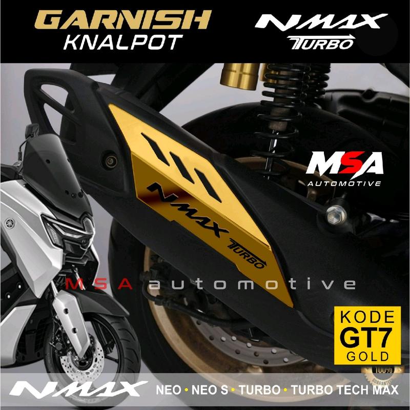 Garnish Cover Knalpot NMAX NEO - NMAX TURBO - NMAX NEO S - NMAX TURBO MAX 0
