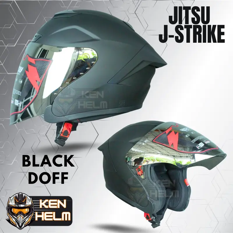 HELM JITSU J-STRIKE JS WARNA LENGKAP ORIGINAL, HELM HALF FACE TERLARIS, JITSU OFFICIAL SHOP 3