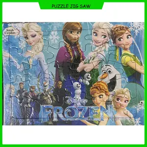 Puzzle Frozen elsa olaf jigsaw memory mainan edukasi anak penyortir susun gambar PAUD TK anak toy board game permainan gambar daya ingat test IQ