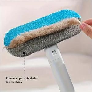 Cepillo Removedor de Pelo de Mascotas - Acción Doble para Sofás y Alfombras | Lavable y Reutilizable | Herramienta de Limpieza de Pelo de Perro Reino Unido