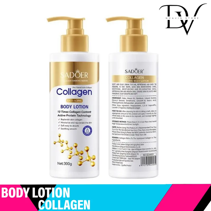 SADOER Collagen Anti-Aging Body Lotion Pencerah Ori pemutih dan Melembutkan kulit 0