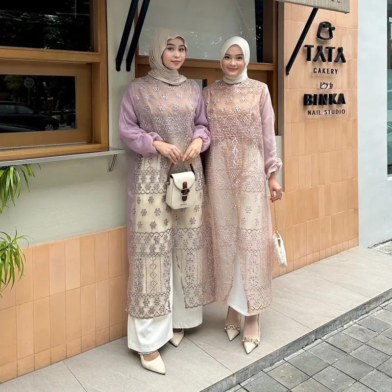 CALULA OUTER DRESS / OUTER ORGANZA BORDIR / OUTER SILANG PREMIUM 2