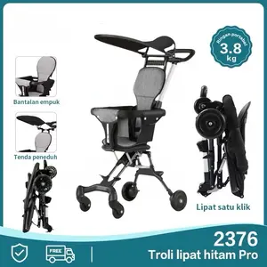 Stroller Baby Kereta dorong balita lipat roda empat multifungsi Magic stroller Baby Traveling  Bayi Stroller Cabin size