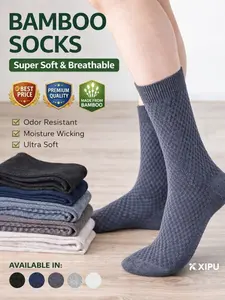 Kaos Kaki Kerja Socks Formal Pria Serat Arang Bambu Katun SCH007
