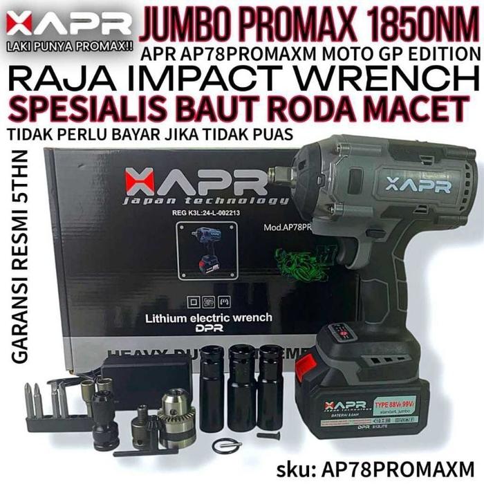 Jual READY APR AP78PROMAXM 1850 NM IMPACT WRECH APR JUMBO PROMAX AP78 ...