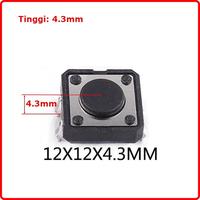 Jual Tactile Tact Switch Saklar Push On Button 12*12mm 12x12mm 12x12 ...