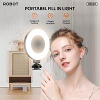 Gambar Robot RFL02 Beauty Fill Light Black With Three Mode and Brightness - ROBOT Lampu Selfie Original - Bergaransi 1 Tahun Bisa COD dari Robot Official Surabaya Kab. Tangerang 2 Tokopedia