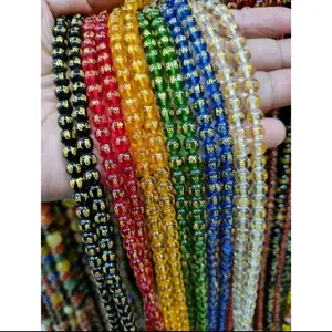 Bahan Rencengan Manik Batu Mantra Tibet Mantra Beads Agate Oak Guru Mani Pa@me 8mm