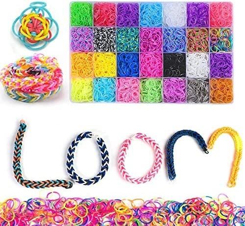 STOK NEW (❤💘) RAINBOW LOOM BANDS / GELANG KARET WARNA WARNI / TALI KARET LOOM 1