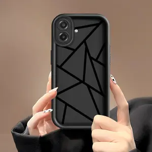 Case HP Untuk Samsung Galaxy A07 4G Kesing Phone Mode Casing Ponsel Softcase Soft Silikon Sofcase Cassing Tahan Jatuh Cesing Warna Hitam Dan Putih Kasing Chasing 0556