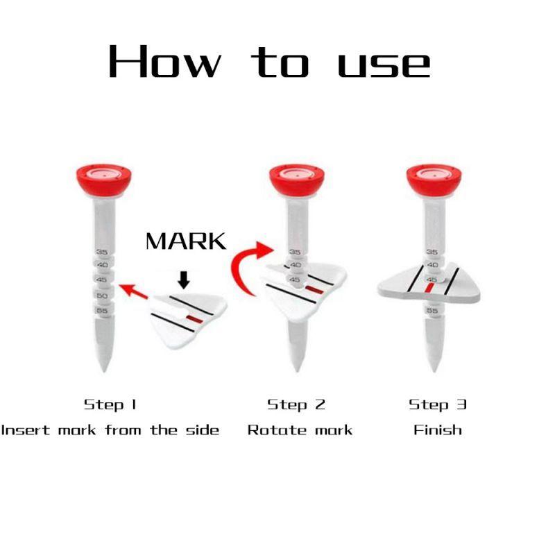 Product Introduction of 80mm Tee Golf Profesional Golf Tee Adjustable Golf Tees Directional Alat Golf 31
