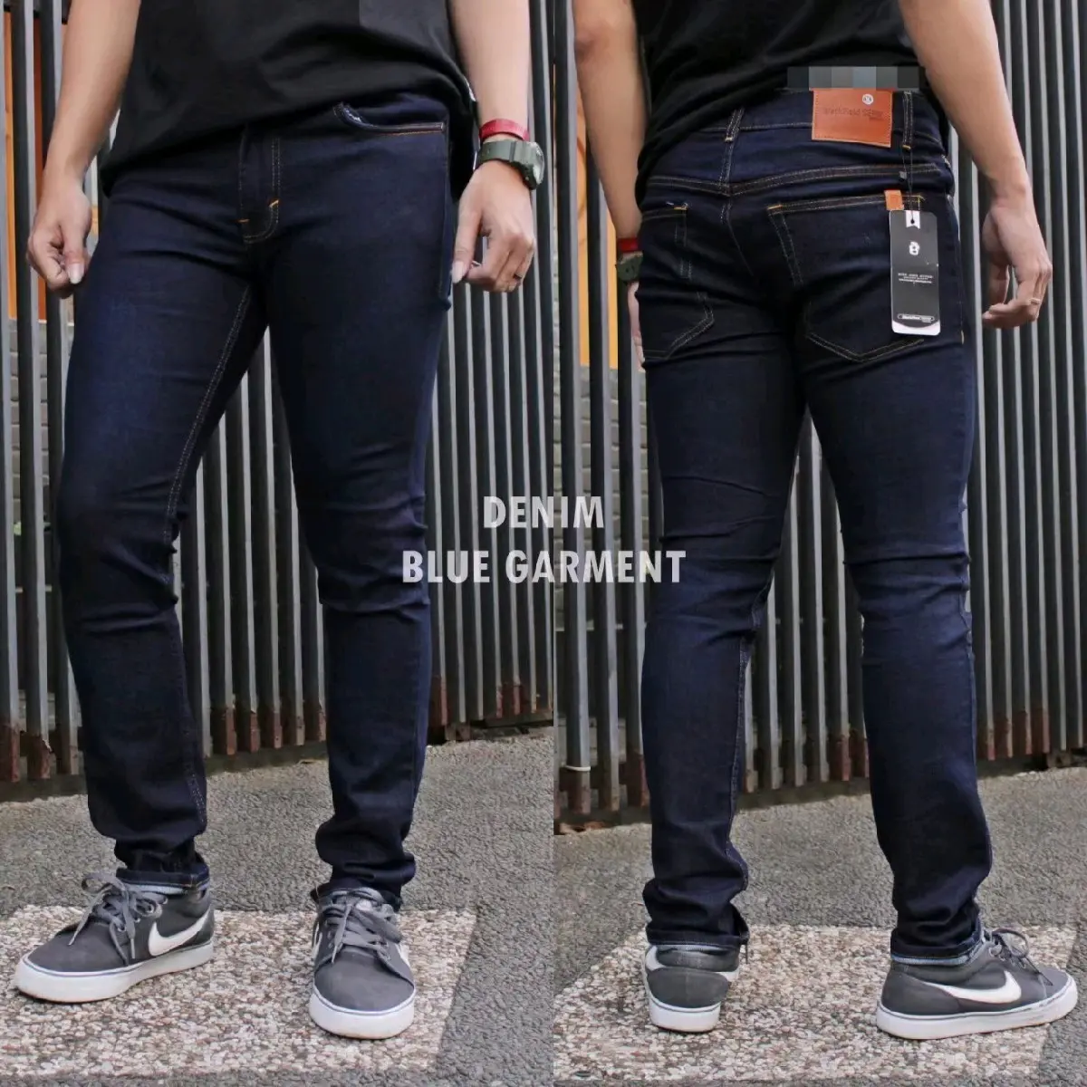 Celana Jeans Pria SlimFit Blue Garmen Jumbo Ukuran 27-42